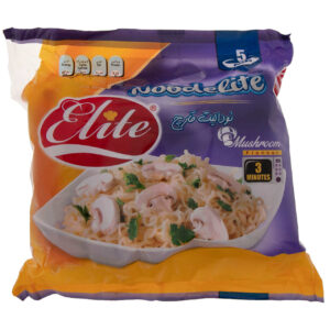 Instant-Nudeln - Elite Indomie - Pilzgeschmack, 375g (4 Packungen)