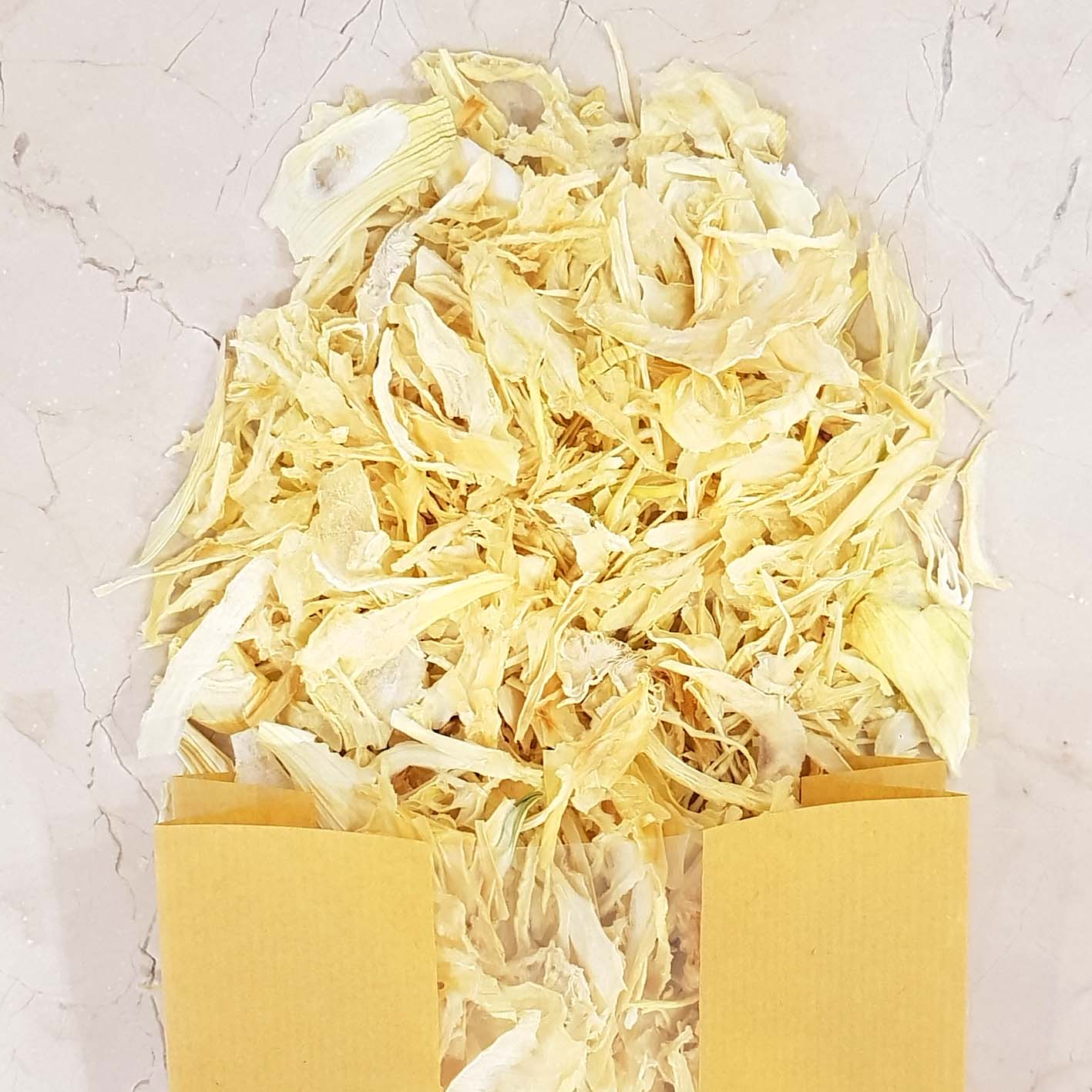 Iranische Getrocknete Zwiebel-Flocken für Kochzwecke Bio 500 gr