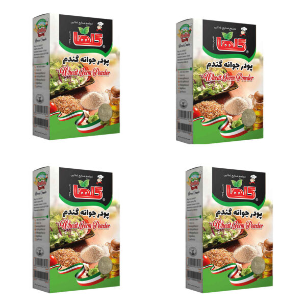 Iranisches getrocknetes Weizenkleie-Pulver - 200 g (x4)