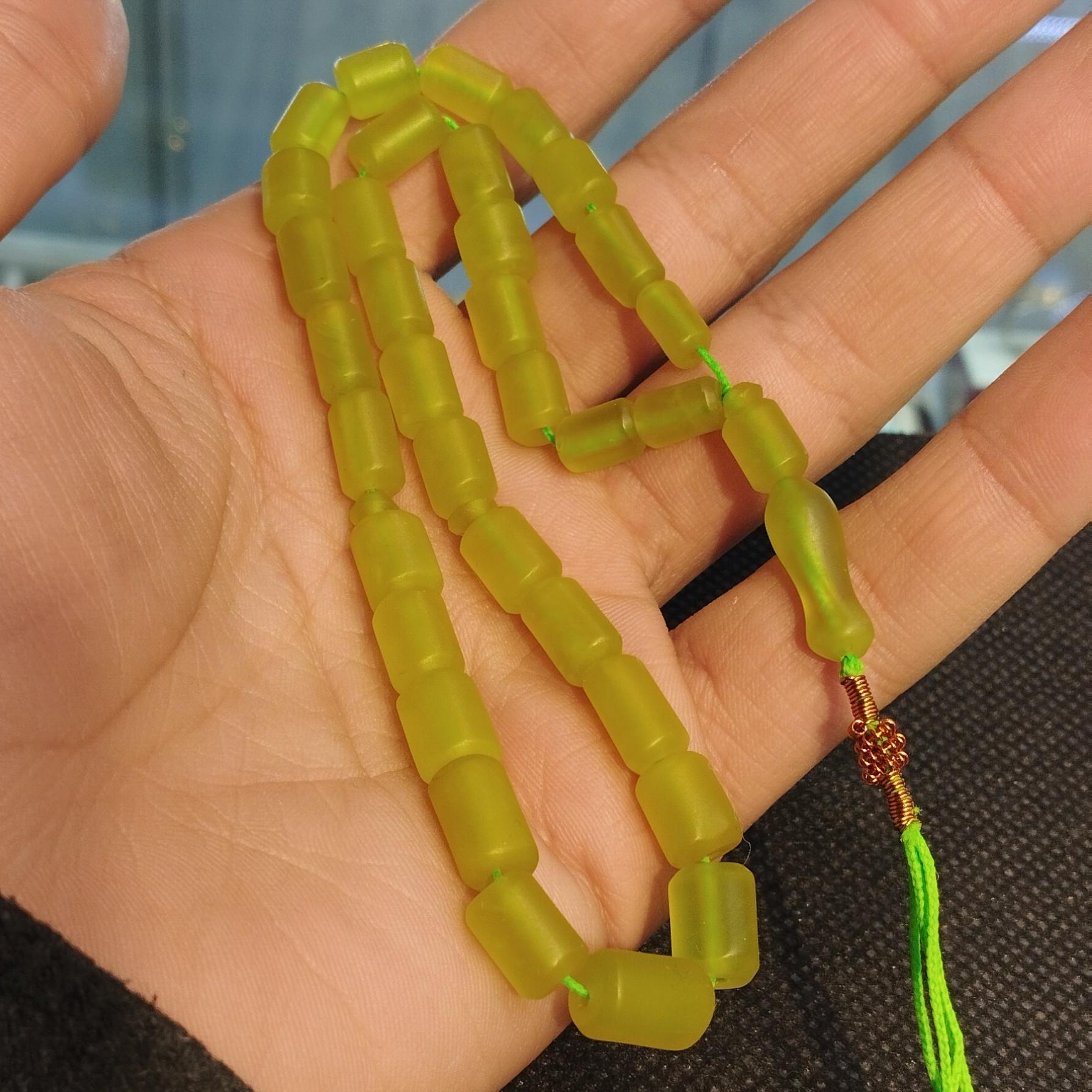 Islamischer Afghanistan Shah Maghsoud Rosenkranz mit 33 Gebetsperlen Misbaha gefertigt