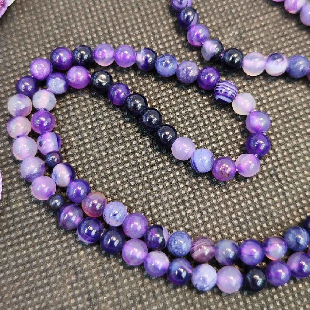 Islamischer Amethyst Rosenkranz mit 101 Gebetsperlen Tasbih gefertigt