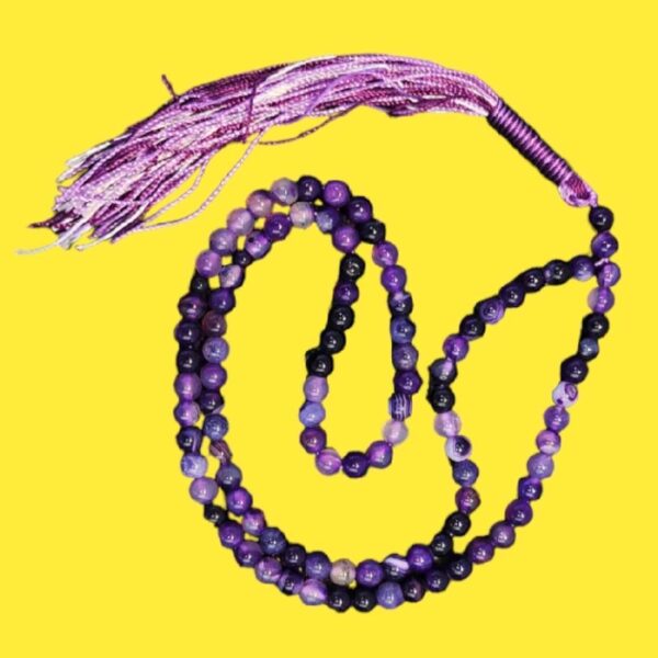Islamischer Amethyst Rosenkranz mit 101 Gebetsperlen Tasbih gefertigt