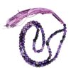 Islamischer Amethyst Rosenkranz mit 101 Gebetsperlen Tasbih gefertigt