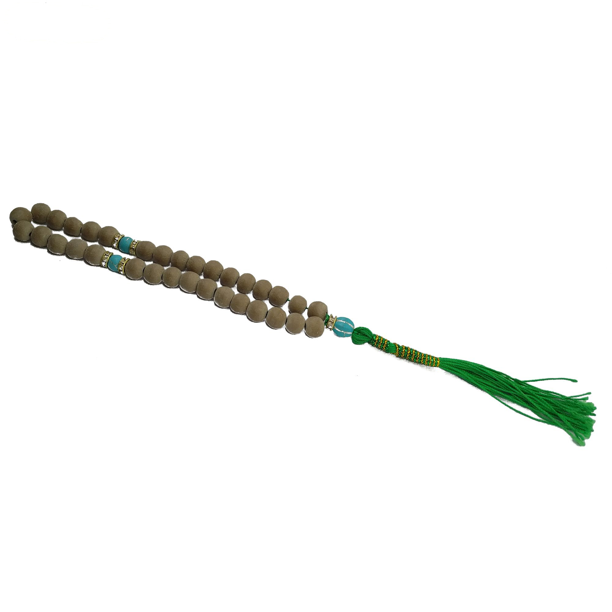 Islamischer Karbala Tasbih 33 Gebetsperlen mit Khak-e-Shifa für Schiiten Dilshad