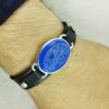 Islamisches Lederarmband mit Achatstein für Männer Modell Ya Hossein