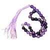 Islamischer Amethyst Rosenkranz mit 33 Gebetsperlen Tasbih gefertigt