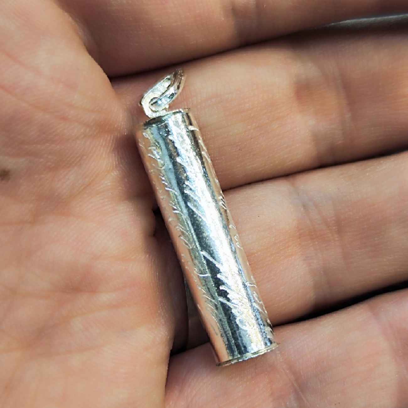 Islamisches Silberanhänger für Schia mit Hirz von Imam Jawad