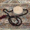 Islamischer Sulemani Hakik Gebetsrosenkranz mit 101 Gebetsperlen Tasbih gefertigt