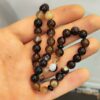 Islamischer Sulemani Hakik Gebetsrosenkranz mit 33 Perlen Tasbih gefertigt
