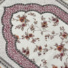 Islamische Dünne Gebetsmatte Sajadah aus Chenille mit Floraldesign