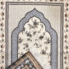 Islamische Dünne Gebetsmatte Sajadah aus Chenille mit Floraldesign