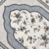 Islamische Dünne Gebetsmatte Sajadah aus Chenille mit Floraldesign