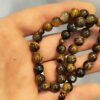 Islamischer Tigerauge Rosenkranz mit 33 Gebetsperlen Tasbih gefertigt