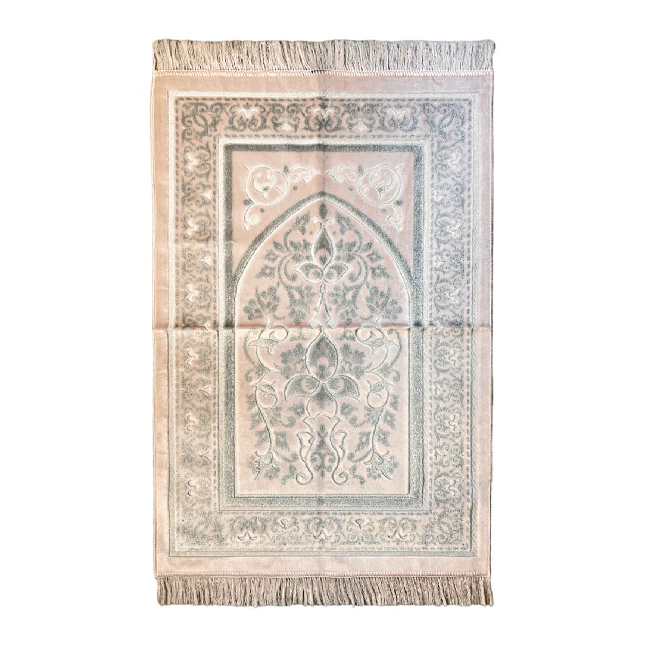 Islamische Samtgebetsmatte Polsterung Sajadah Janamaz Traditionelles Design