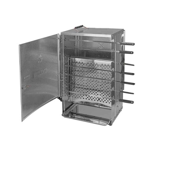 Vertikaler Kebab Gas Grill Brenner - Automatisch rotierend mit 14-Spieß-Ständer