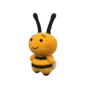 Amigurumi Gelbe Biene Kuscheltier – Handgemachtes Gehäkeltes Plüschtier | Fröhlich und Weich