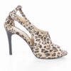 Leder Pumps für Damen mit Leopardenmuster