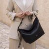 Leder Slouchy Tasche - Hobo Stil Modell Snake