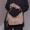Leder Slouchy Tasche - Hobo Stil Modell Snake