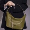 Leder Slouchy Tasche - Hobo Stil Modell Snake