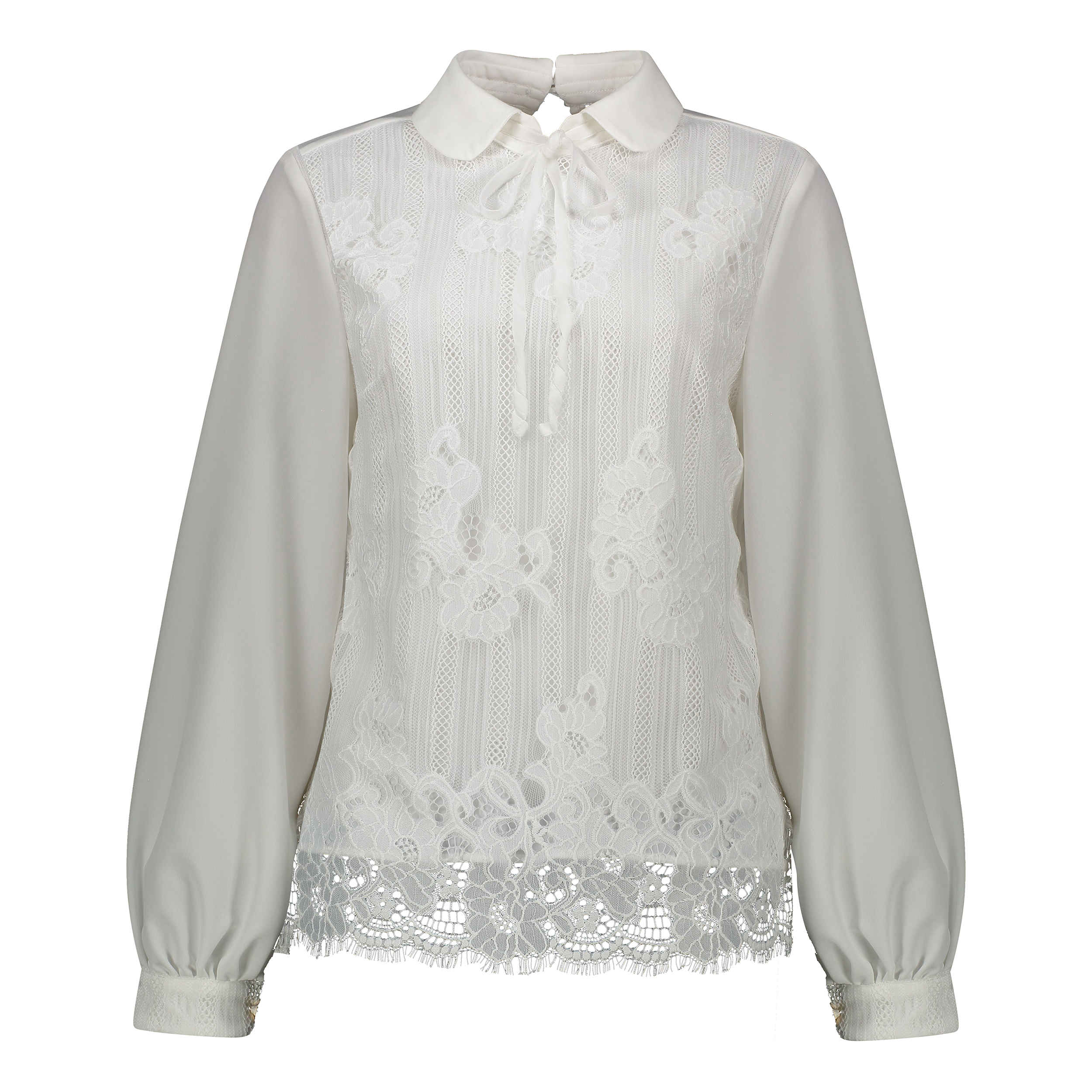 Langarmbluse für Damen Modell Blume