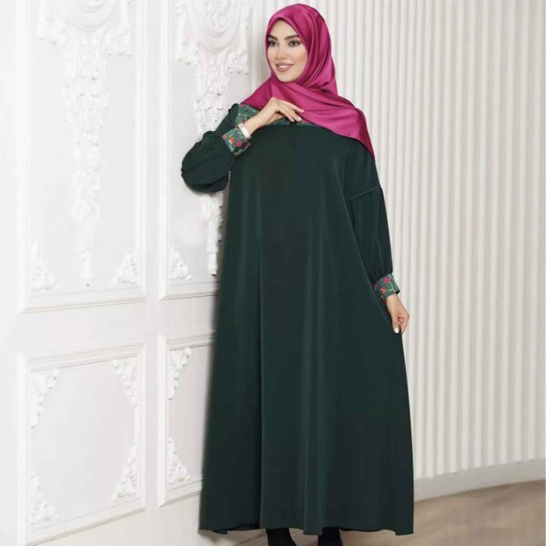 Locker geschnittene Abaya für Muslimische Frauen Modell Emerald