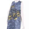 Lockeres Kleid für Damen mit Kalligraphie-Design