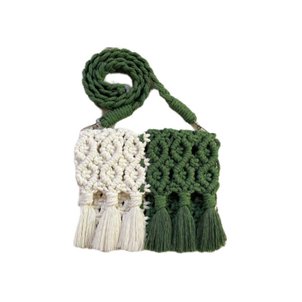 Macrame Sling Tasche - Handgewebt für Frauen Modell Baran