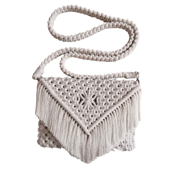 Macrame Sling Tasche für Frauen - Handgewebt Modell Gandom
