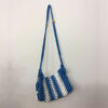 Macrame Sling Tasche für Frauen - Handgewebt in Weiß