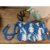 Macrame Sling Tasche für Frauen - Handgewebt in Weiß