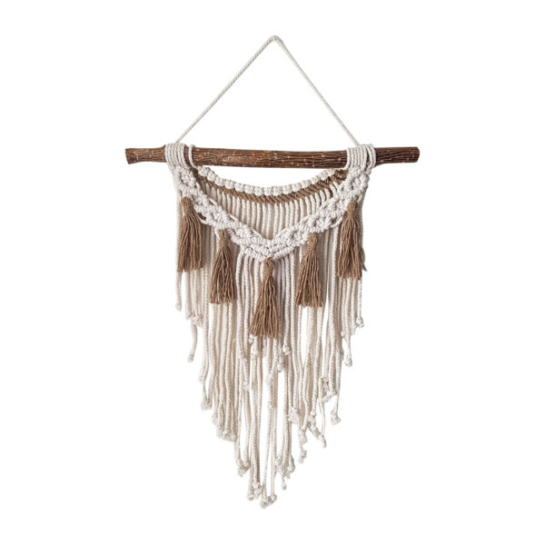 Makramee-Wandbehang Wandteppich Kunst Boho Modell MacHang