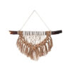 Makramee-Wandbehang Wandteppich Kunst Boho mit Holz