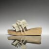 Macrame Keil-Slippers für Damen Modell Boho