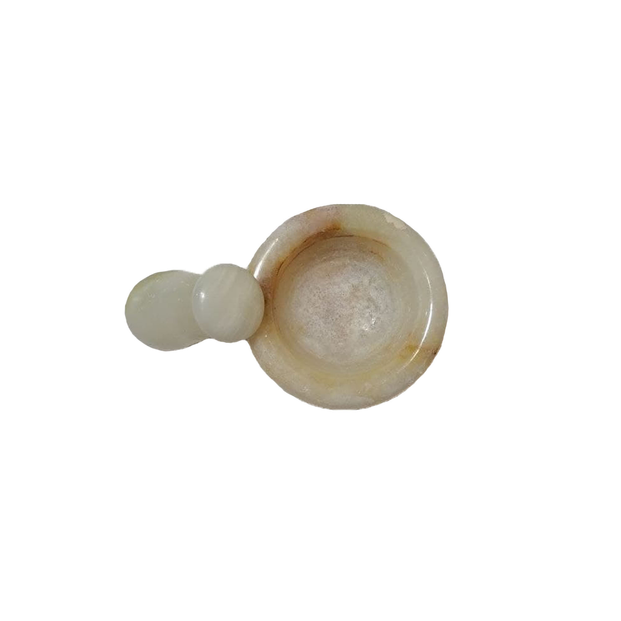 Marmormörser & Stößel Set für Safran- und Gewürzmischung Modell Nima