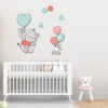 Kinderzimmer-Wandsticker aus Holz mit Elefanten-Design für das Babyzimmer