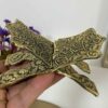 Faltbarer Messing-Quran-Rehal-Ständer mit graviertem Design