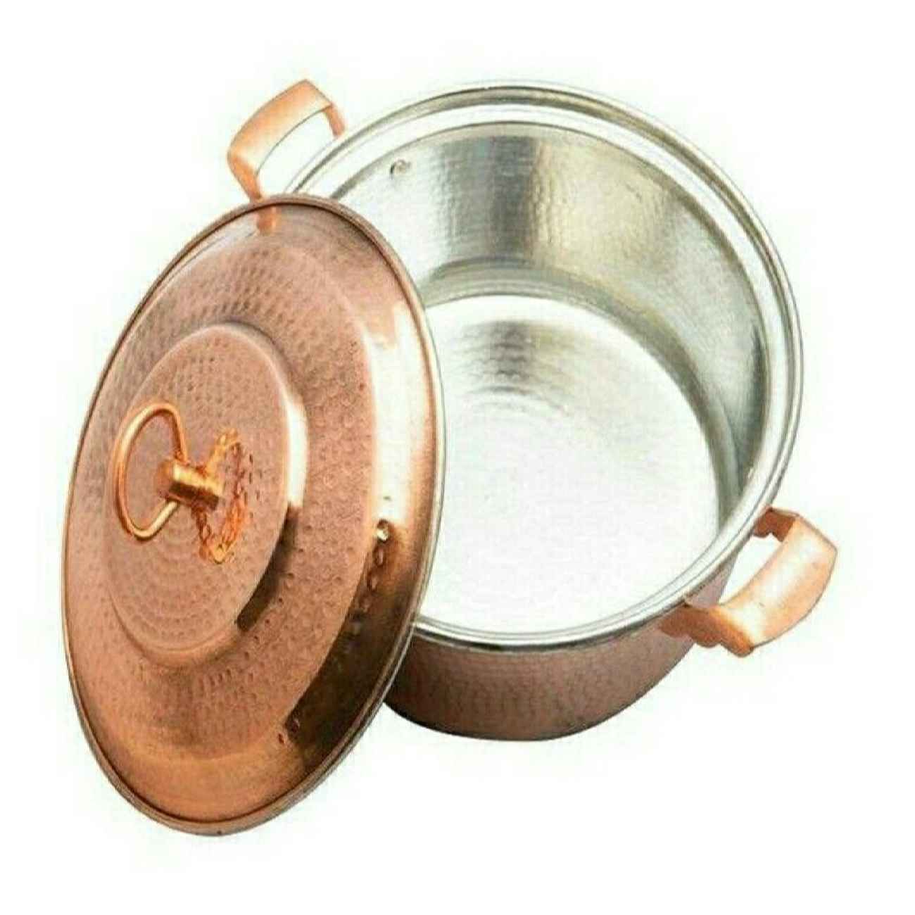 Persischer Kupfertopf – Traditionelles gehämmertes Kochdesign Sepehr