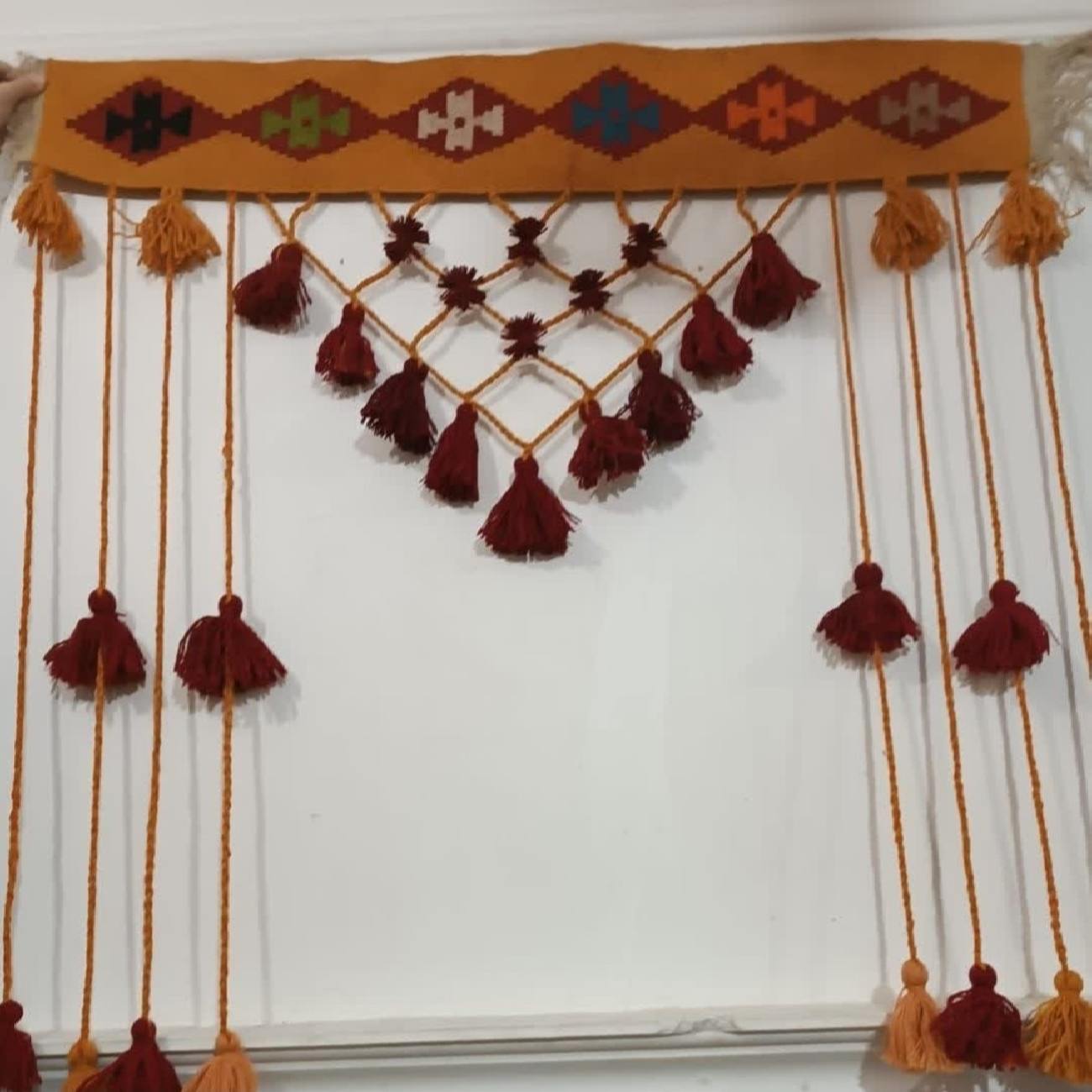 Persischer DIY-Quasten-Wandbehang Traditionell Modell Lady