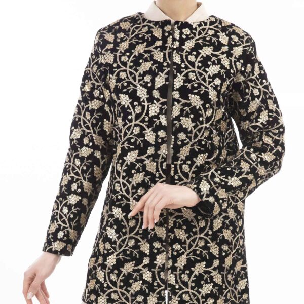 Persischer bestickter Manto für Frauen Modell Paillettenarbeit