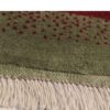 Original persischer Gabbeh-Wollteppich handgewebt in Fars braun floral