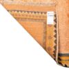 Echter persischer Gabbeh-Wollteppich handgewebt in Fars mit Rand grau
