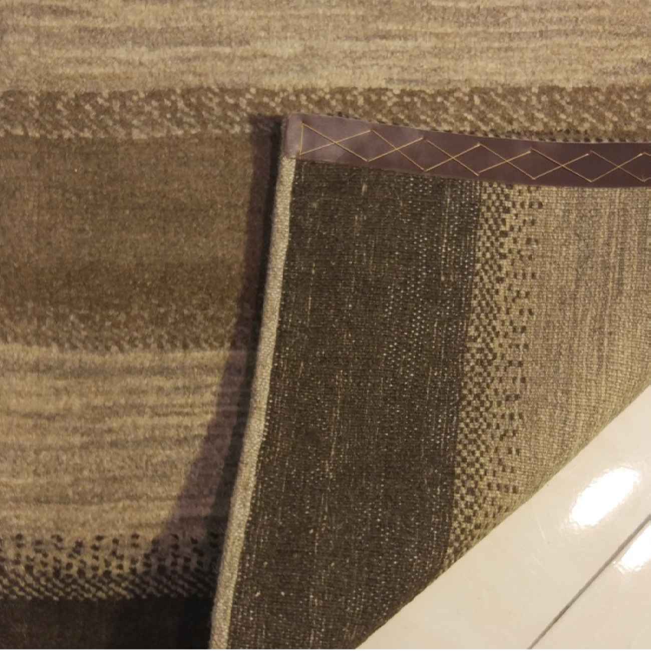 Original persischer Gabbeh-Wollteppich handgewebt in Fars braun floral