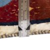 Persischer Gabbeh-Wollteppich handgewebt in Fars mit Rand blau