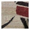 Original persischer Gabbeh-Wollteppich handgewebt in Fars mit Rand rot