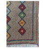 Original persischer Gabbeh-Wollteppich handgewebt in Fars gelb floral