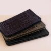 Persische Leder Lange Geldbörse - Geprägtes Design
