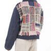 Persischer lockerer Manto für Frauen mit Patchwork-Design
