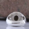 Persischer Neyshabur-Türkis Silberring für Herren, Modell Spider