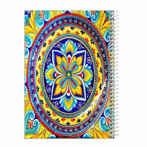 Persisches Notizbuch mit Eslimi Design, Multicolor Edition, Stilvolles Notizbuch